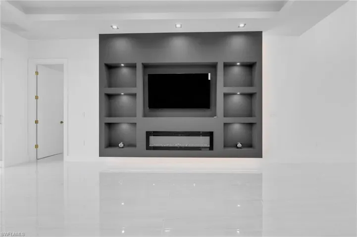 Detailed view of built in features