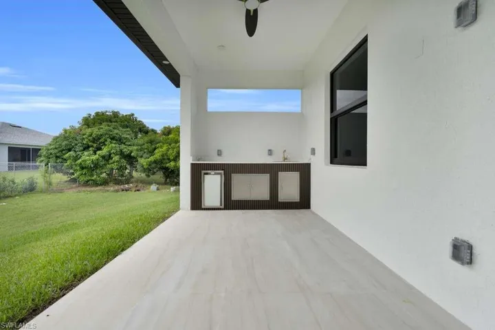 View of patio
