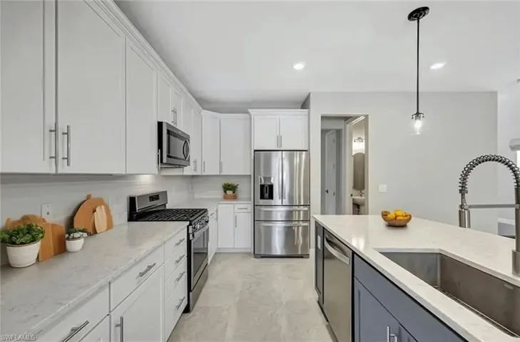Virtually Staged kitchen