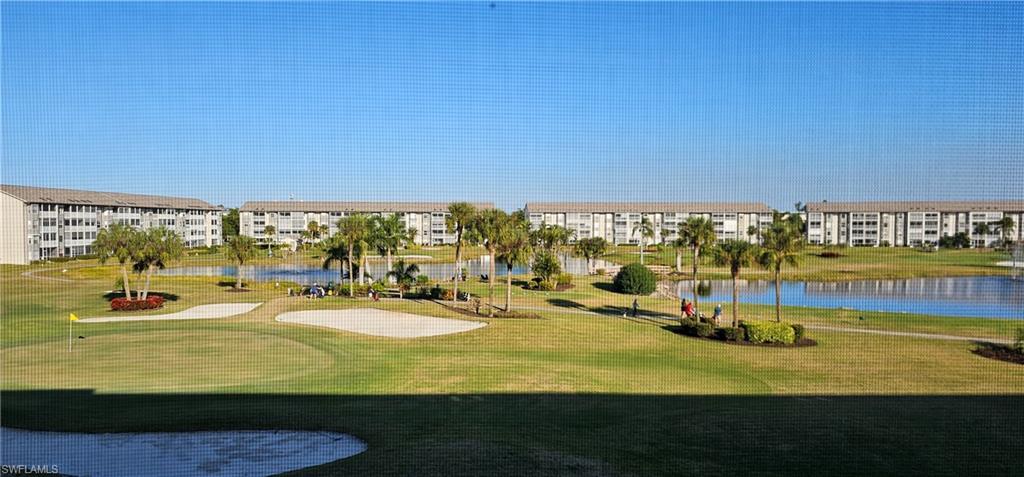 Expansive views of the golf course, water, greens 3 & 7 and beyond!