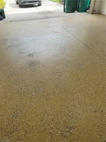 Large 2 car garage newly painted and epoxied