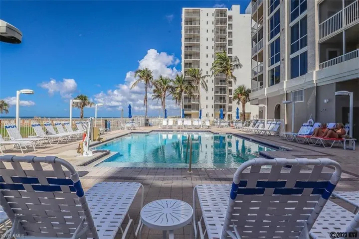 View of pool