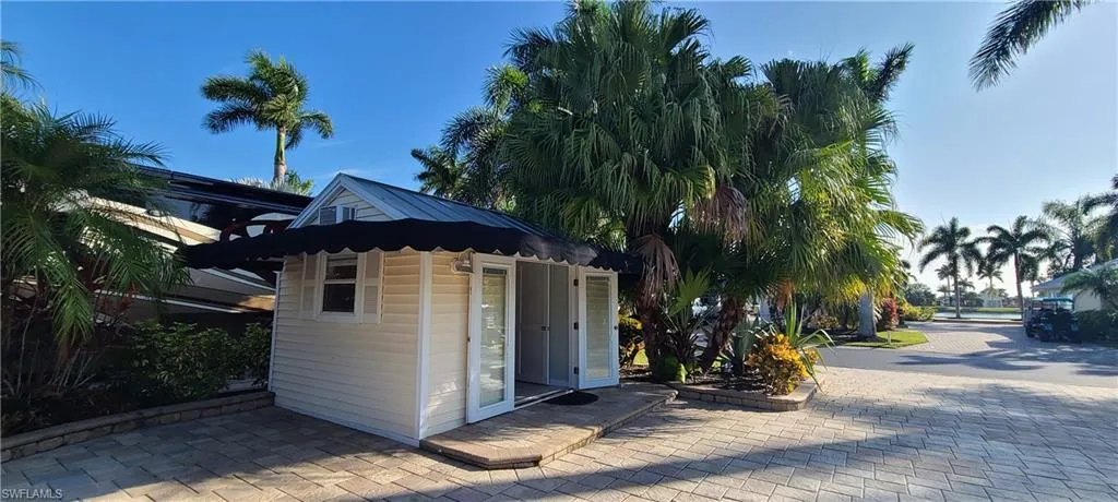 View of outdoor structure