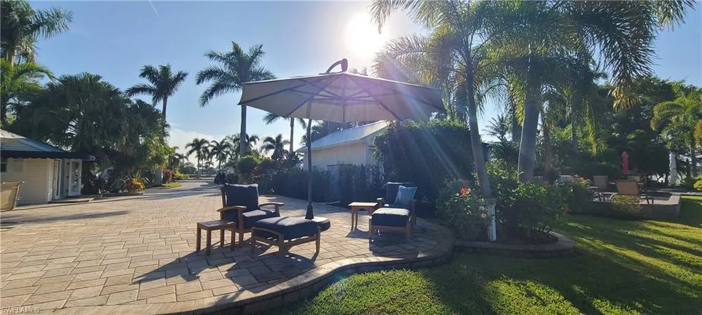 View of patio