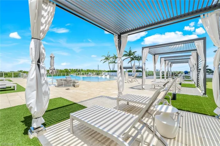 Luxury resort-style pool and spa area for residents and guests.