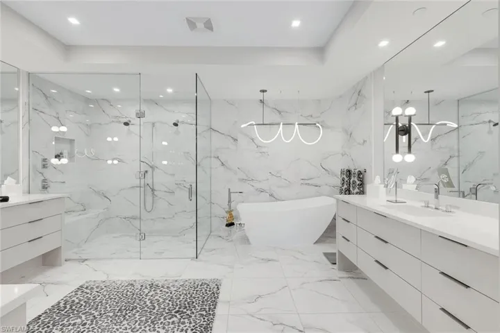 Ample cabinetry, luxury finishes and plenty of space for two!