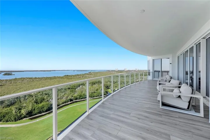 EXPANSIVE private balcony offers the perfect blend of indoor-outdoor Florida living.