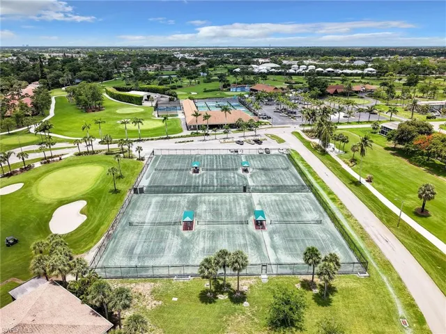 Bird's eye view of a local golf course