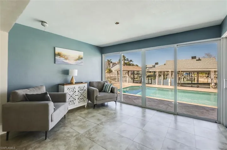 View of living area