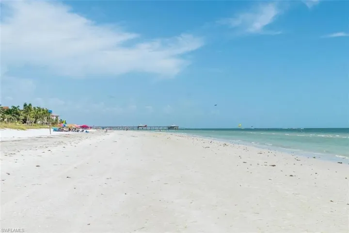 Water view featuring a beach view