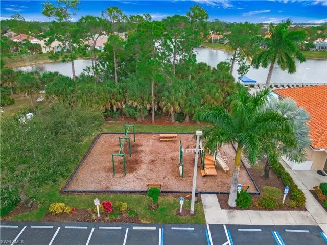 View of yard featuring a water view