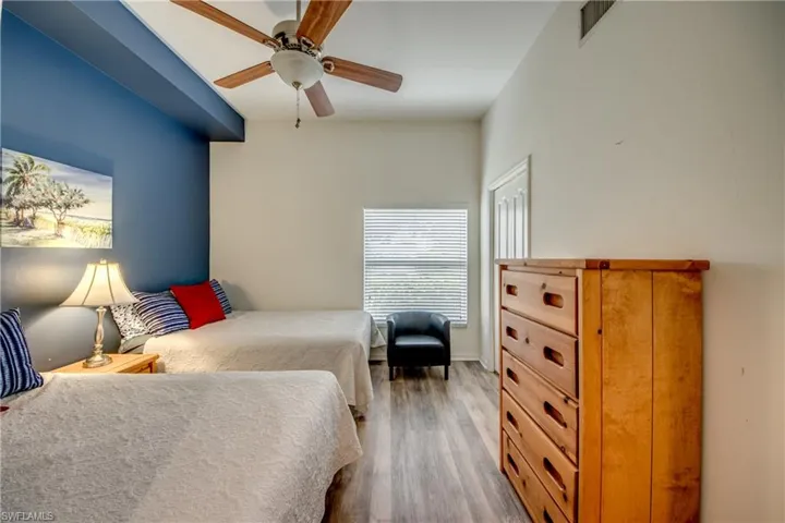 Guest Bedroom with large walk in closet