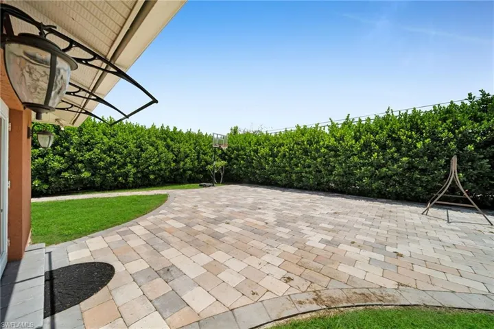 View of patio