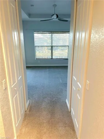 Dual closets offer plenty of space in this fully remodeled condo with new air conditioner, hot water heater, appliances, baths, and flooring is ready for you. Prentiss Pointe Condo for sale in Fort Myers Florida
