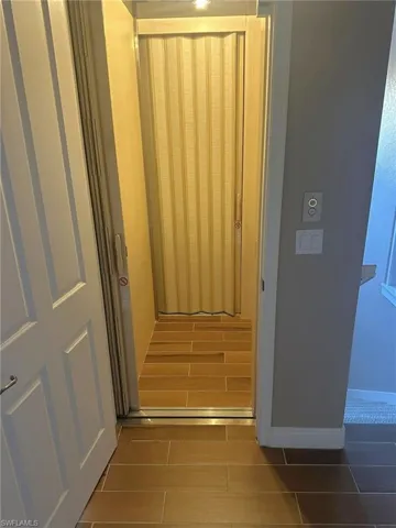 Private Elevator offers easy access and transportation of groceries, luggage, sports equipment, and pets. Prentiss Pointe Condo for sale in Fort Myers Florida