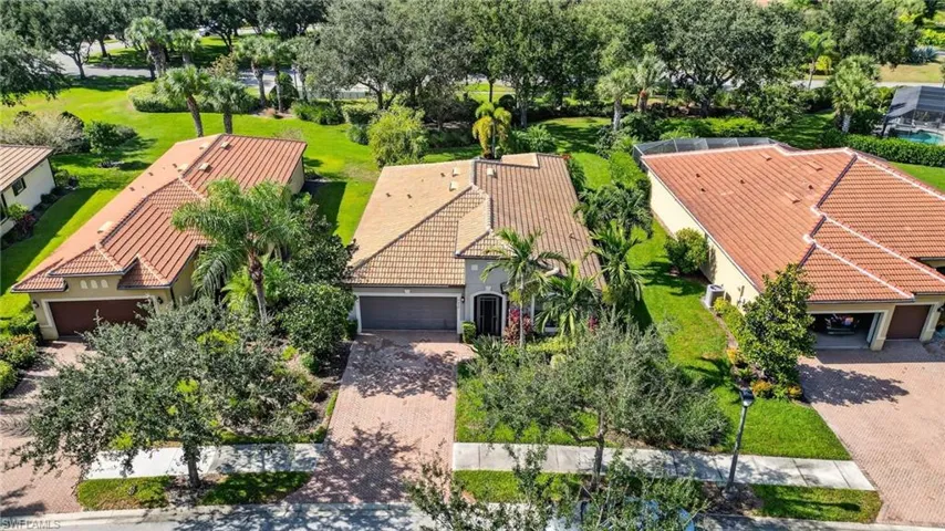 Aerial view of property and surrounding area