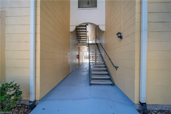 View of stairway