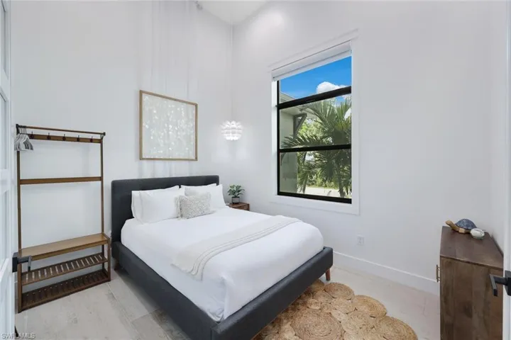 Bedroom featuring light wood-type flooring