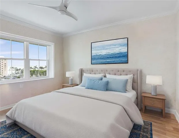 STAGED MASTER BEDROOM