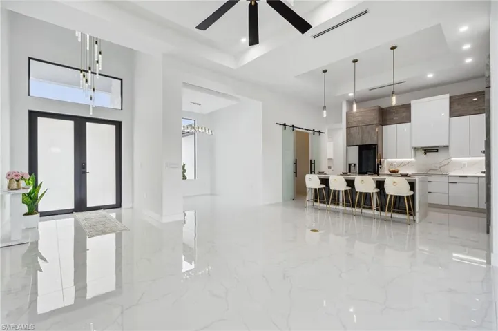 Entry, Kitchen and Dining Area
