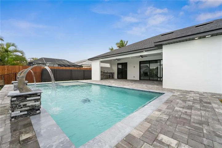Pool with Fountains