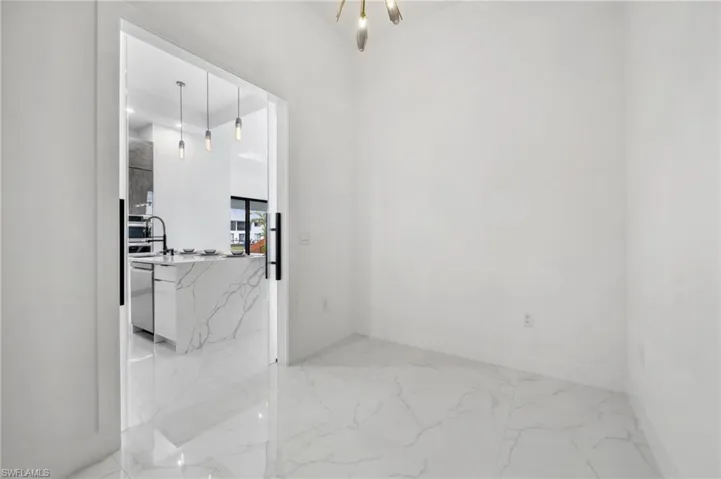 The Office with frosted glass sliding doors