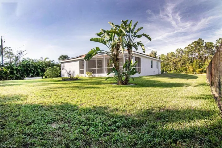 Huge backyard