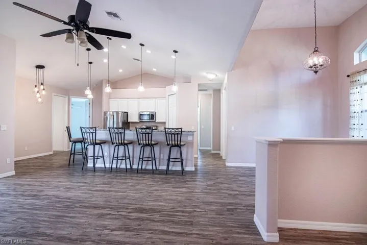 Bright open floor plan