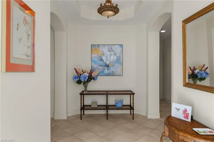 An inviting foyer welcomes you.