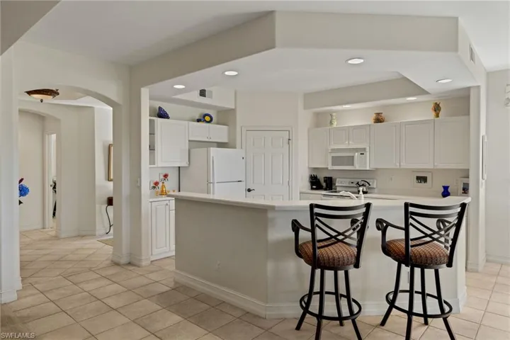 Breakfast bar.