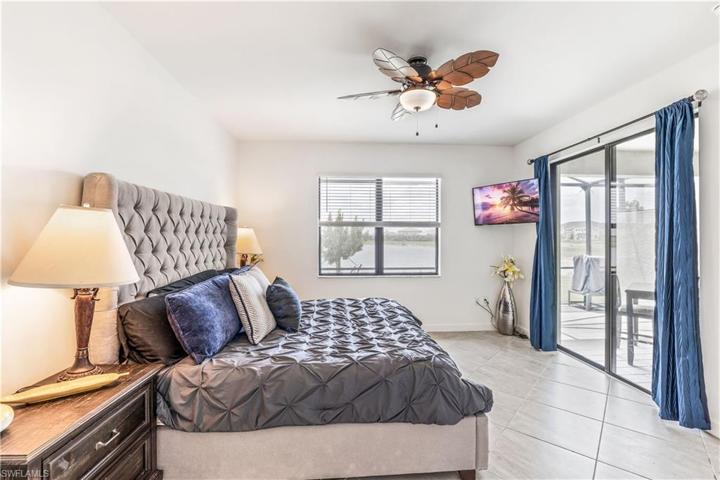 Primary Suite with serene lake view