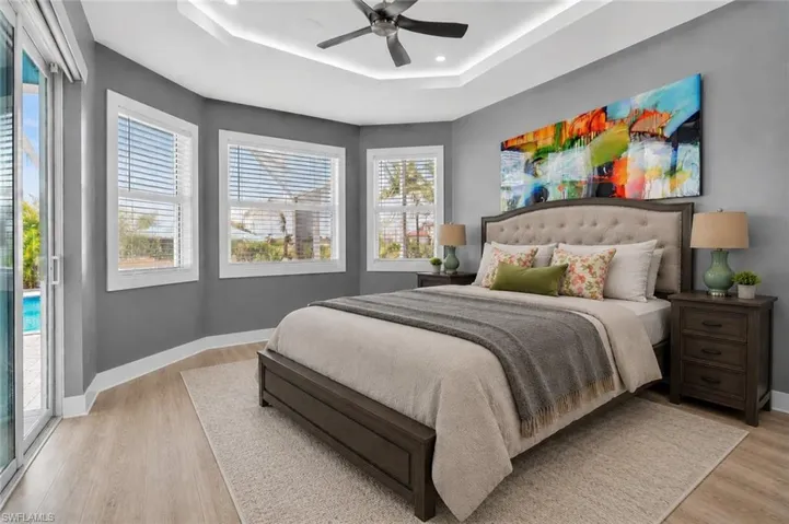 Bedroom #2/2nd Master | AI Staged Furniture