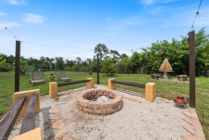 Fire Pit with custom seating