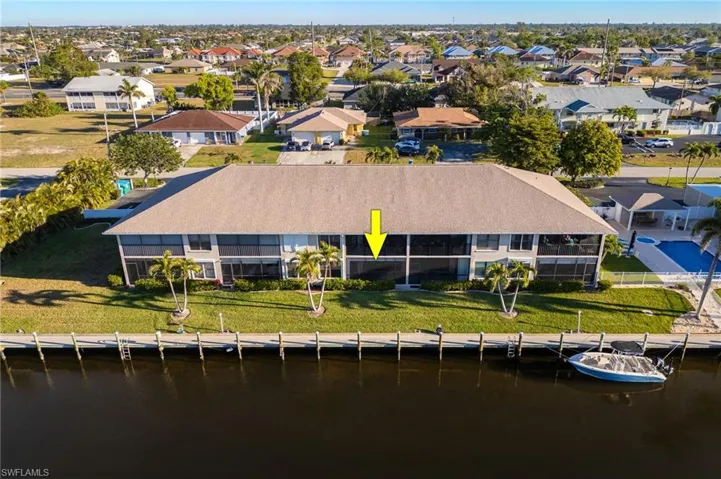 Bird's eye view of a large body of water