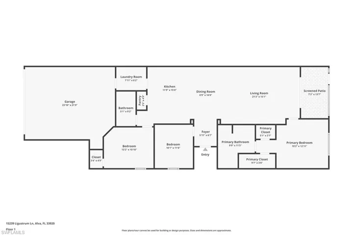View of room layout