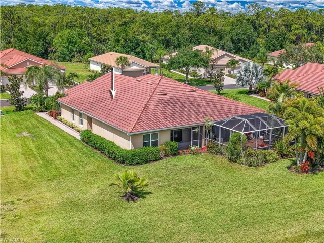 View from above of property