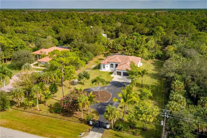 Aerial view of property and surrounding area