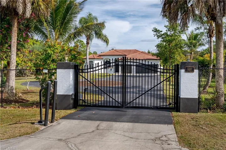 View of gate