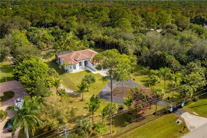 Aerial view of property and surrounding area