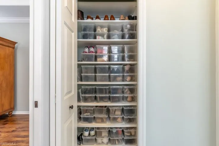 View of closet