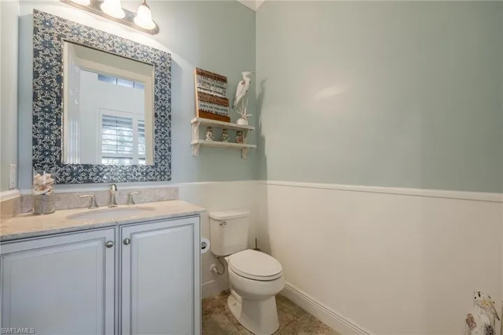 Half Bath in Hall