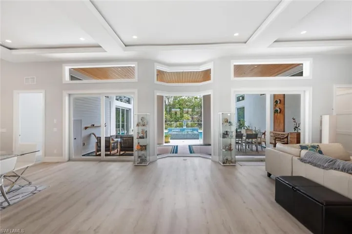 Large open living space.