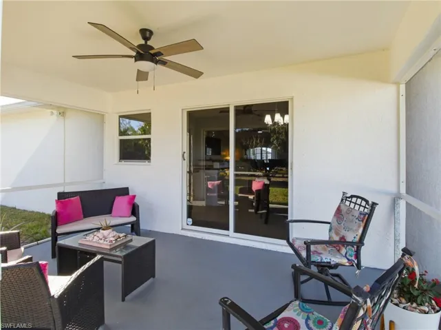 Screen covered Lanai