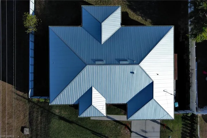 View from above of property of the home