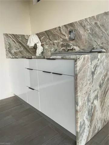Detailed view of wood finished floors