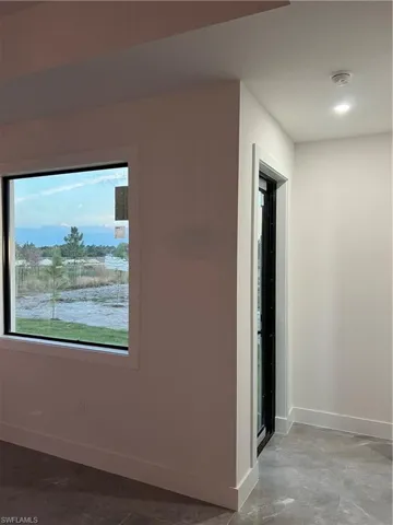Exterior door to acces bathroom