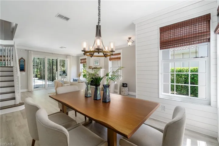 Decorative shiplap and custom window trim are a sampling of the decorative details not to be overlooked