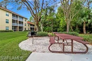 Surrounding community with a yard