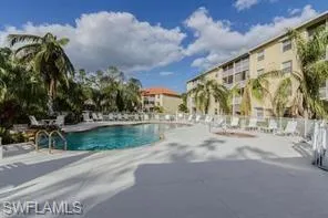 Pool featuring a patio area