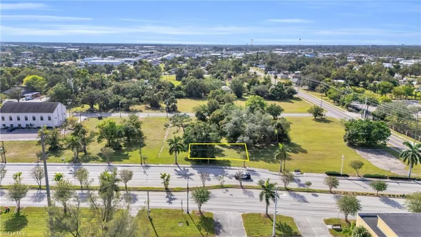 Bird's eye view of a tree filled landscape